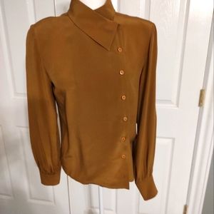 Classic Anne Klein for Saks Fifth Avenue Silk blouse